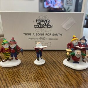 Department 56 North Pole Series Sing A Song For Santa Retired #5631-6